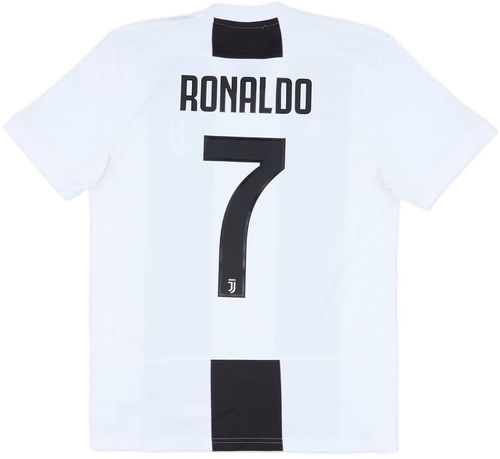 2018-19 Juventus Home Shirt Ronaldo #7 - 9/10 - (S)