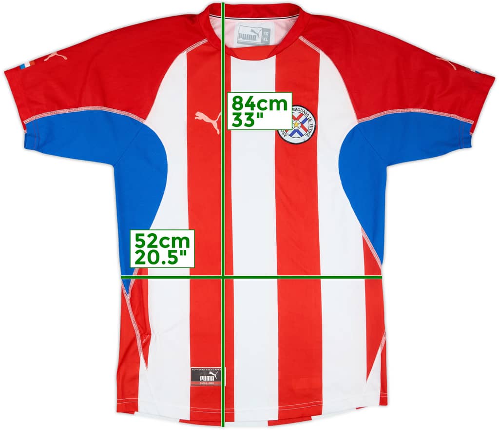 2002-04 Paraguay Home Shirt - 6/10 - (XL)