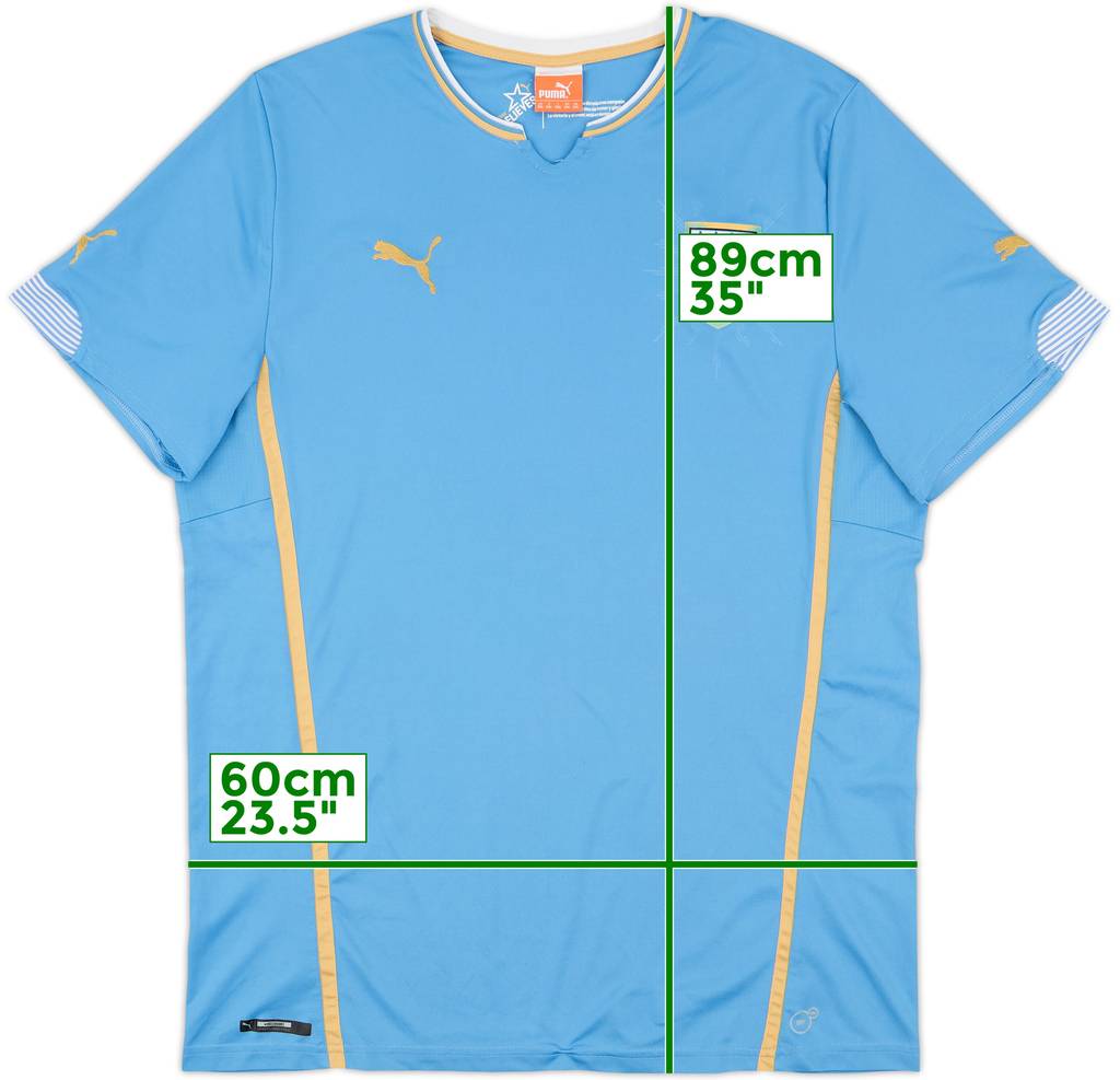 2014-15 Uruguay Home Shirt - 8/10 - (XXL)