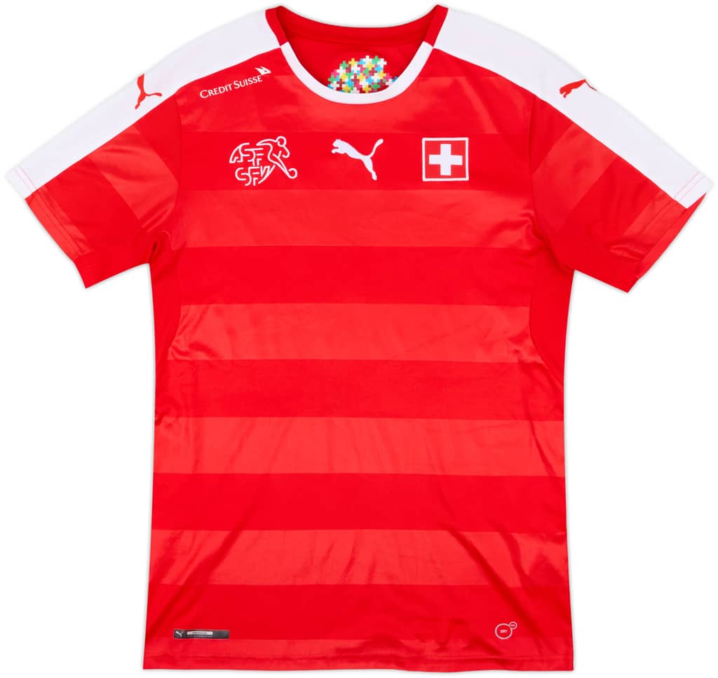2016-17 Switzerland Home Shirt - 9/10 - (S)