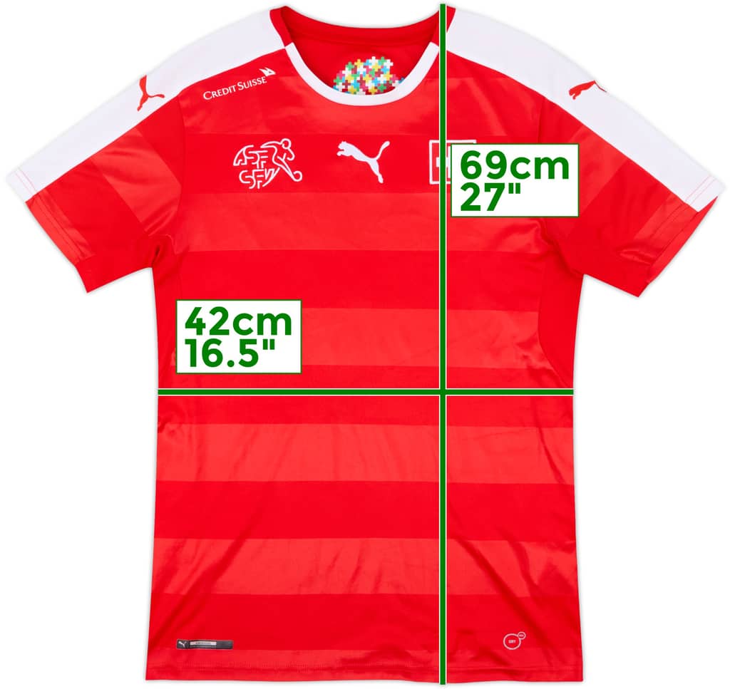 2016-17 Switzerland Home Shirt - 9/10 - (S)
