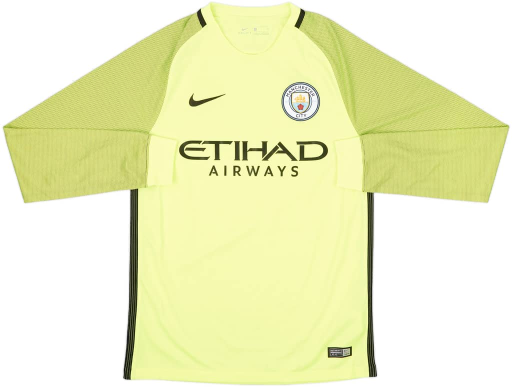 2016-17 Manchester City GK Shirt - 10/10 - (S)