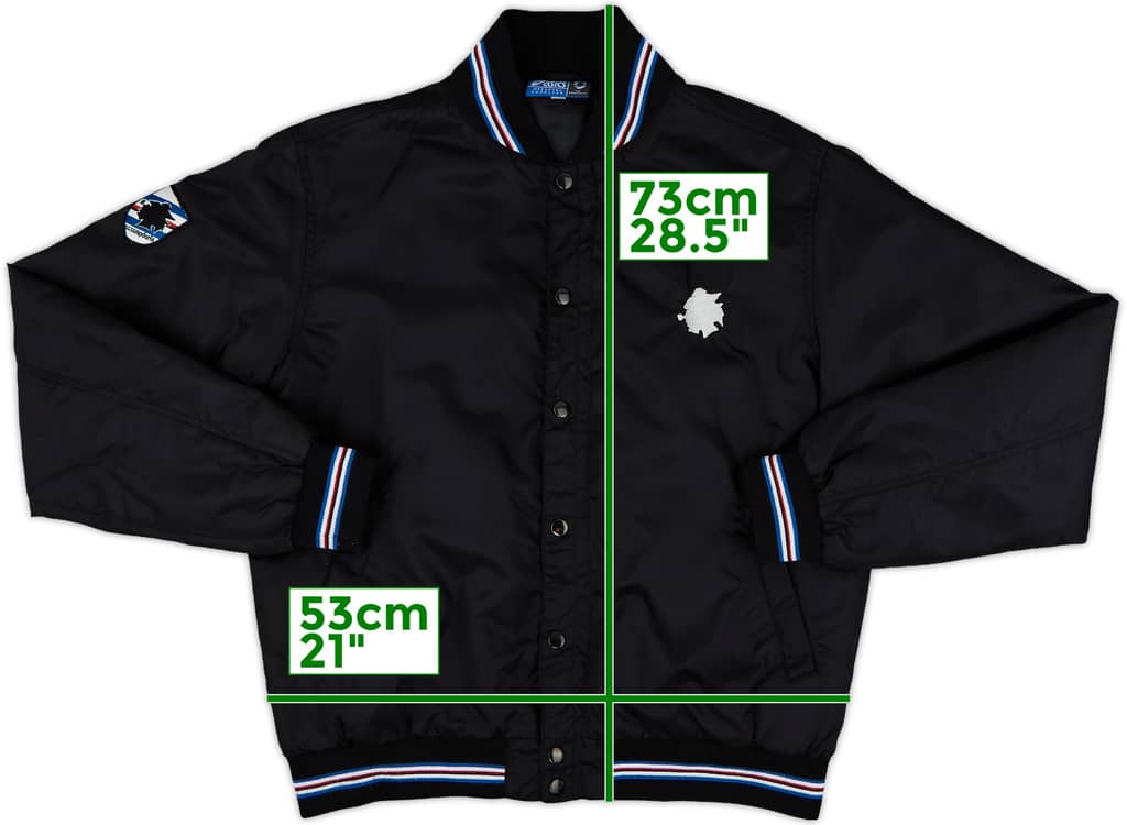 1995-97 Sampdoria Asics Bomber Jacket - 9/10 - (M)