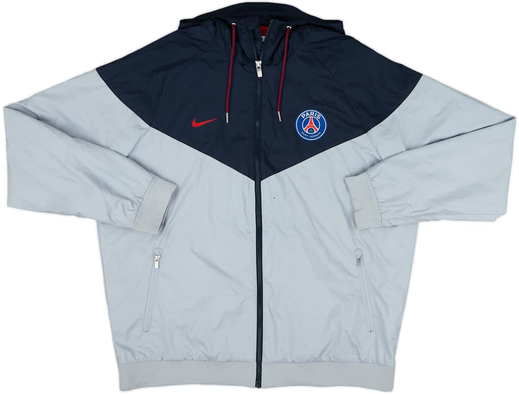 2017-18 Paris Saint-Germain Nike Hooded Rain Jacket - 6/10 - (XL)