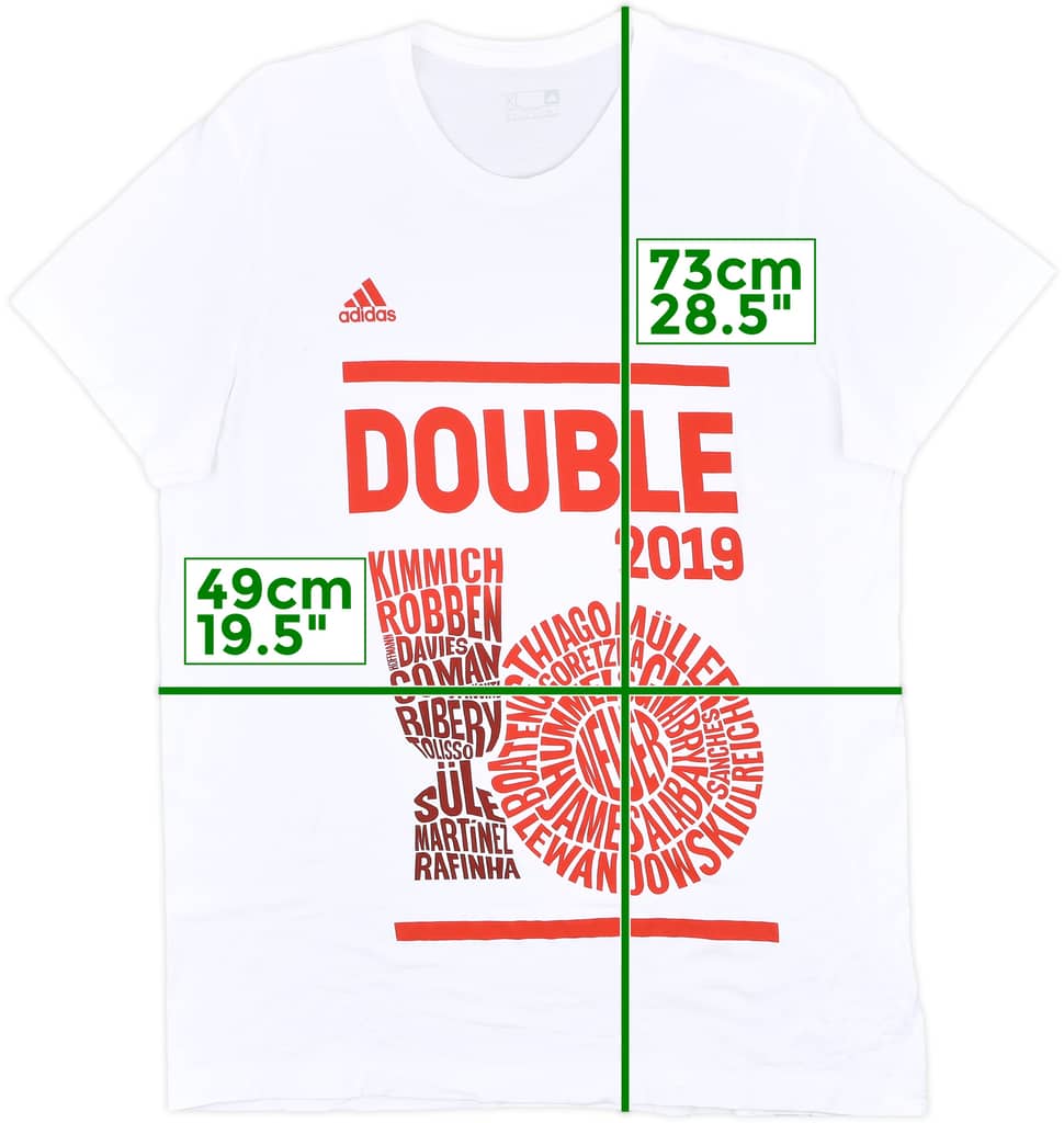 2018-19 Bayern Munich adidas Graphic Tee - 8/10 - (XL)
