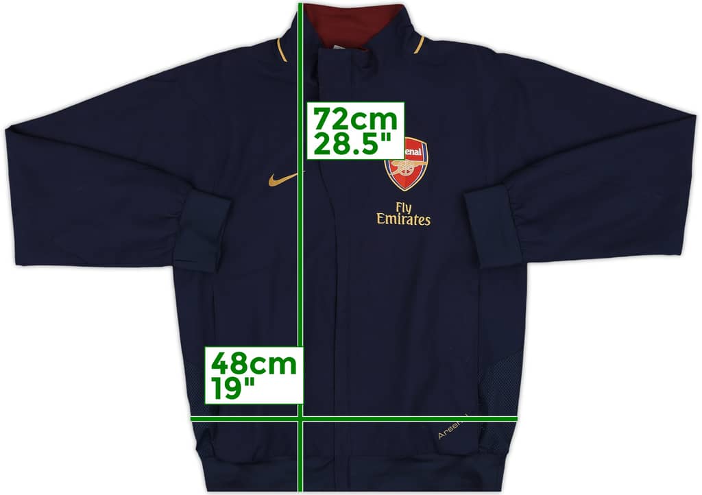 2007-08 Arsenal Nike Track Jacket - 8/10 - (S)