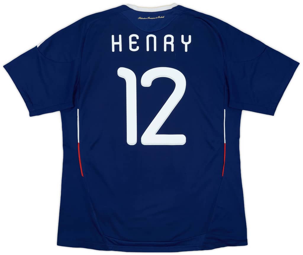 2009-10 France Home Shirt Henry #12 - 5/10 - (XL)
