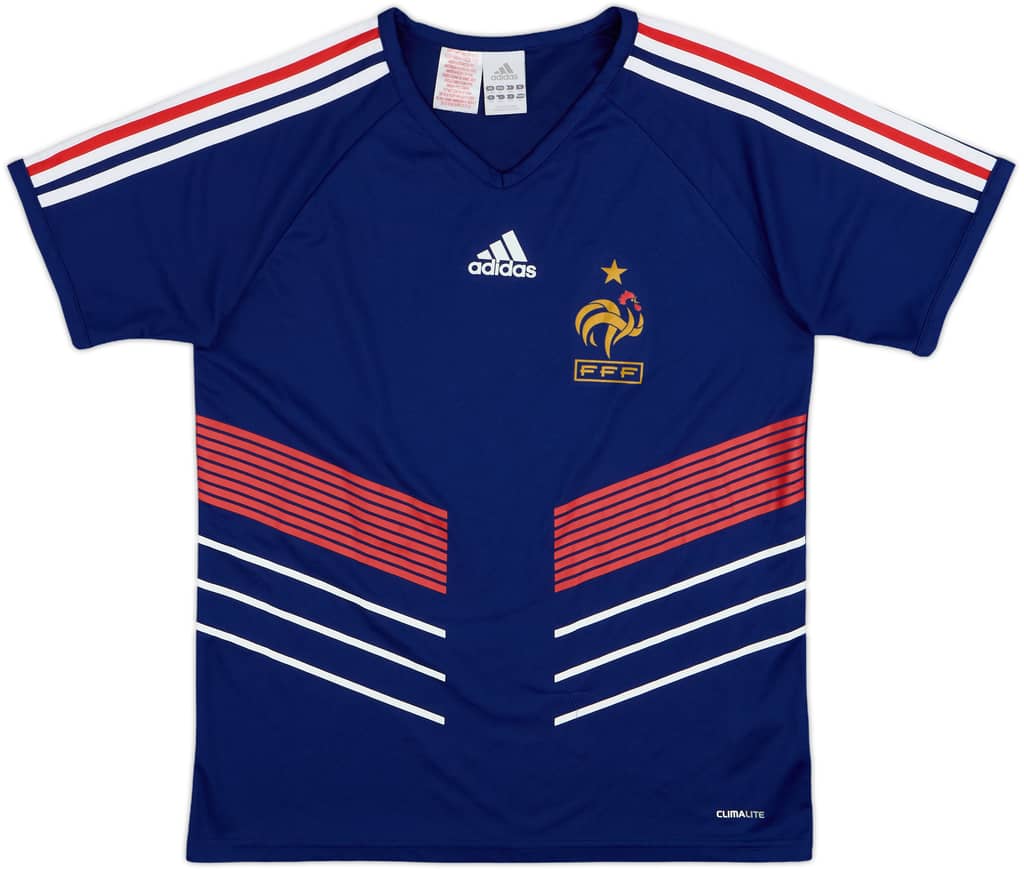 2009-10 Basic France Home Shirt - 9/10 - (XL.Boys)