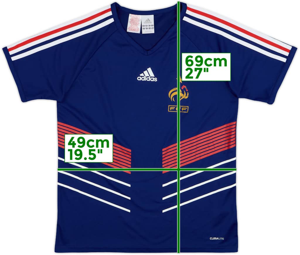 2009-10 Basic France Home Shirt - 9/10 - (XL.Boys)