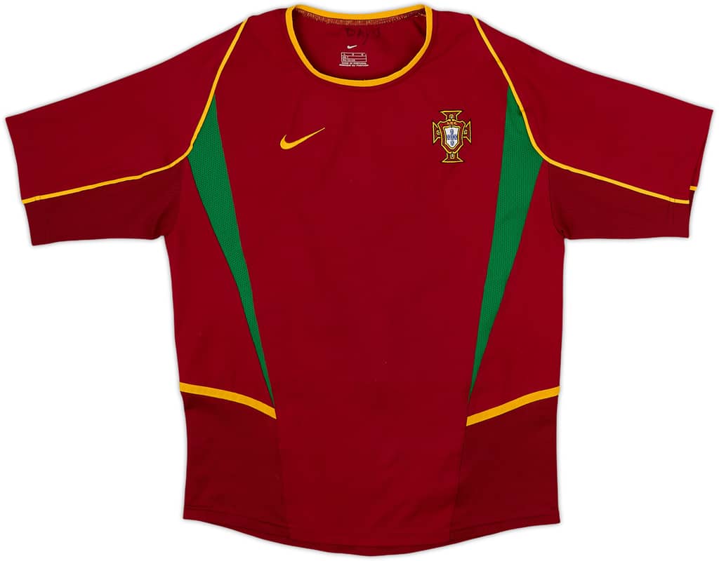2002-04 Portugal Home Shirt - 9/10 - (L.Boys)