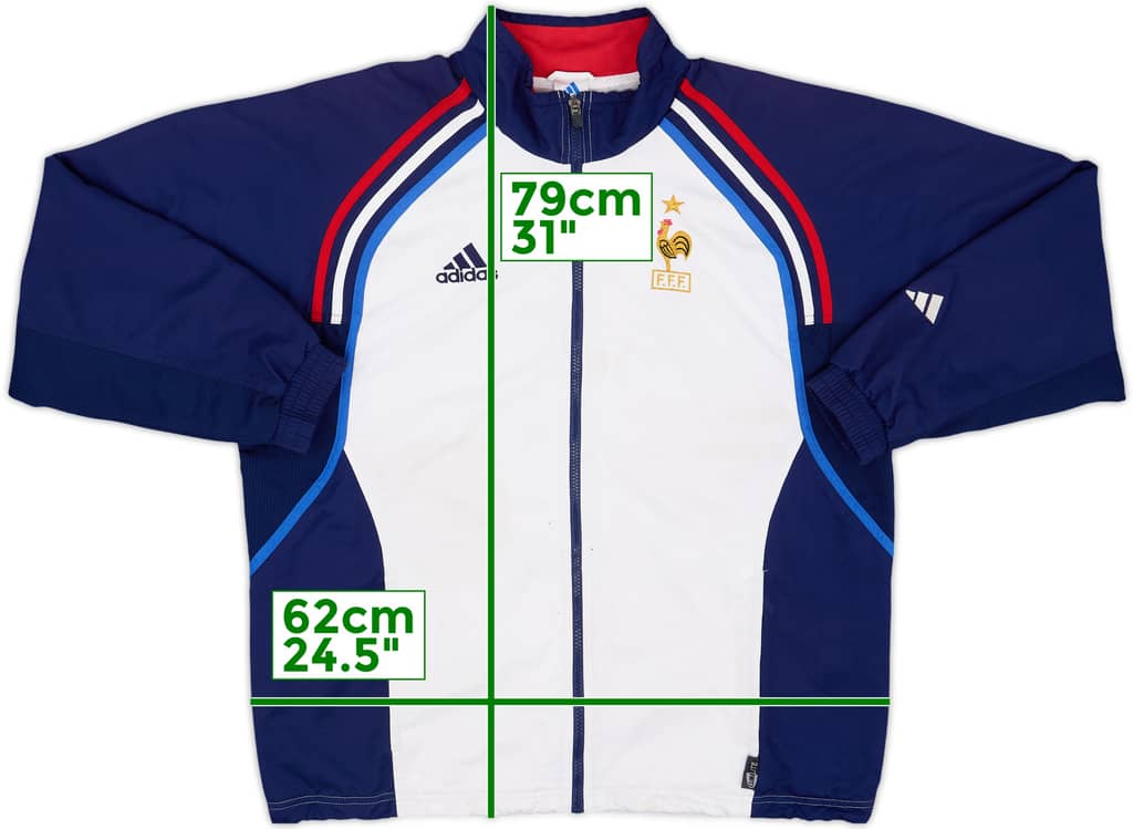 2000-01 France adidas Track Jacket - 5/10 - (M/L)
