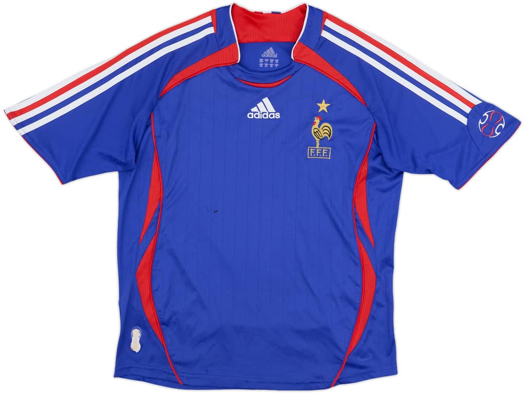 2006-07 France Home Shirt - 5/10 - (L.Boys)