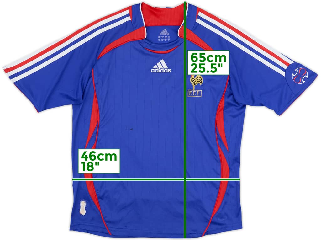 2006-07 France Home Shirt - 5/10 - (L.Boys)
