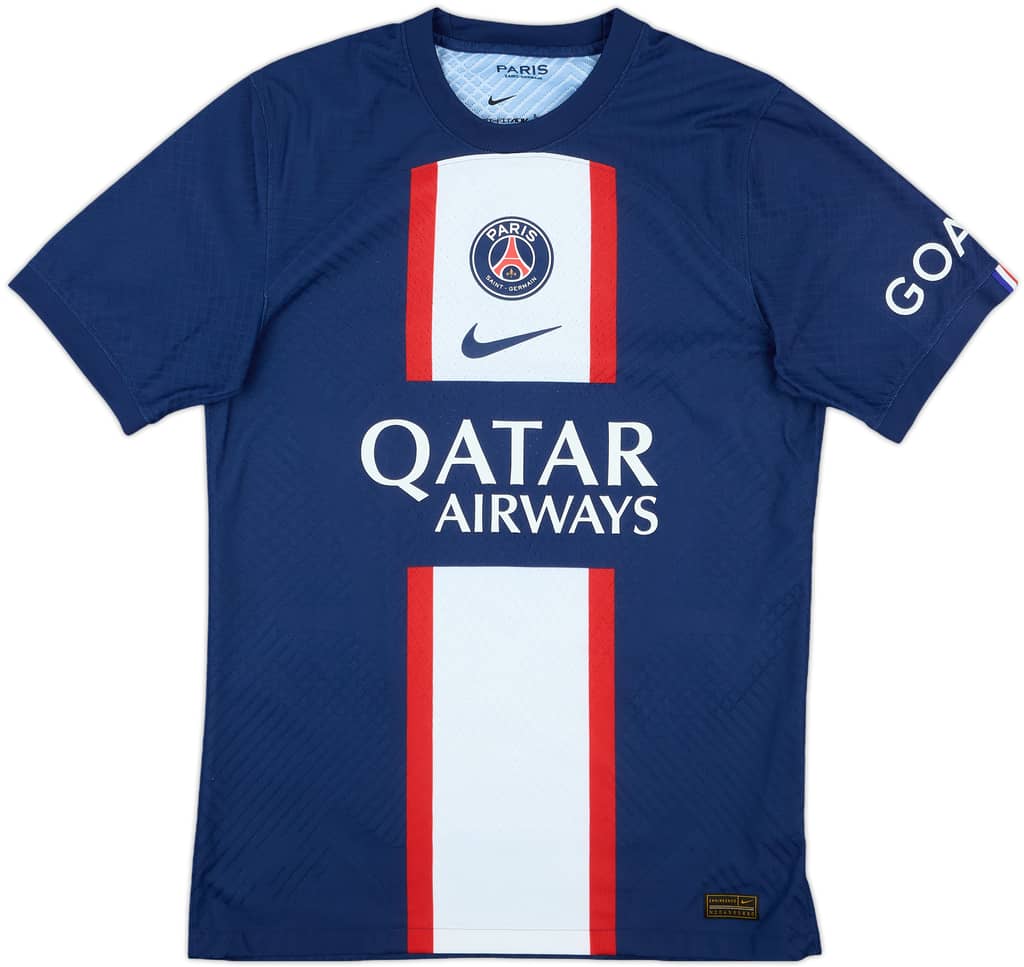 2022-23 Paris Saint-Germain Authentic Home Shirt Mbappe #7 - 10/10 - (S)