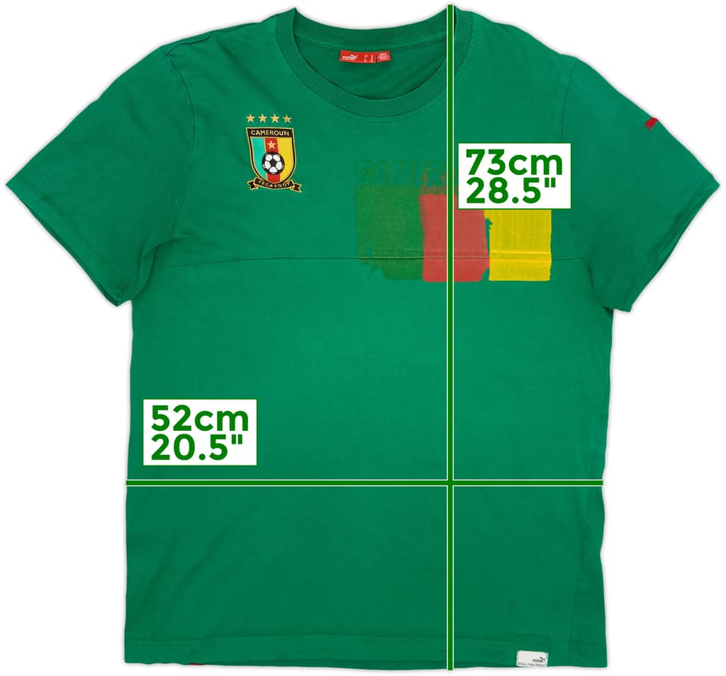 2010-12 Cameroon Puma Cotton Tee - 7/10 - (XL)