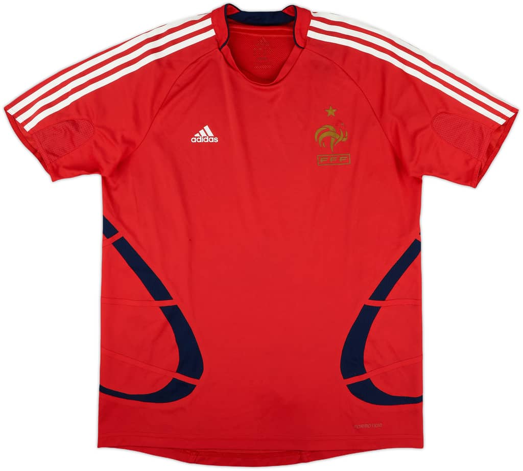 2008-09 France adidas Training Shirt - 5/10 - (L)