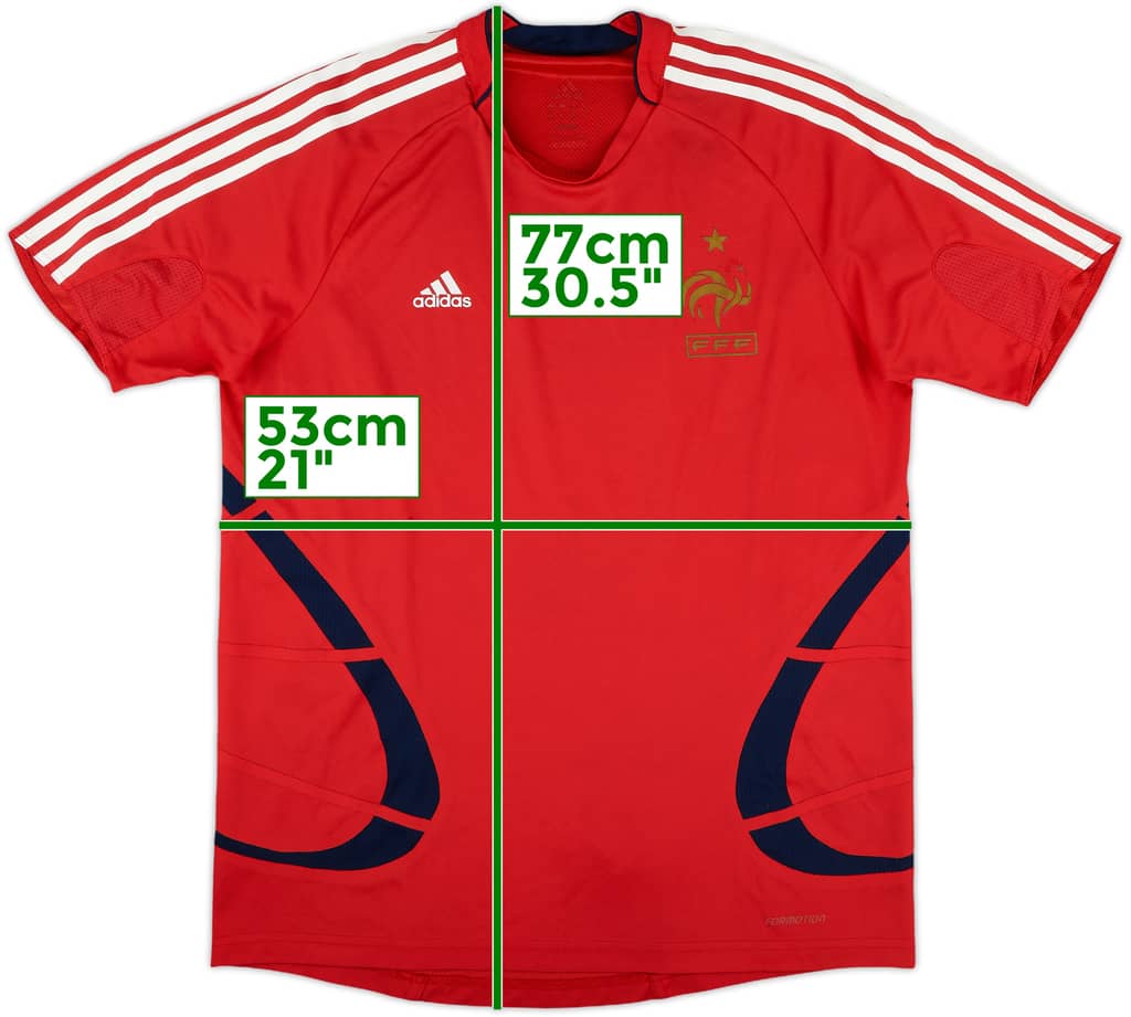 2008-09 France adidas Training Shirt - 5/10 - (L)