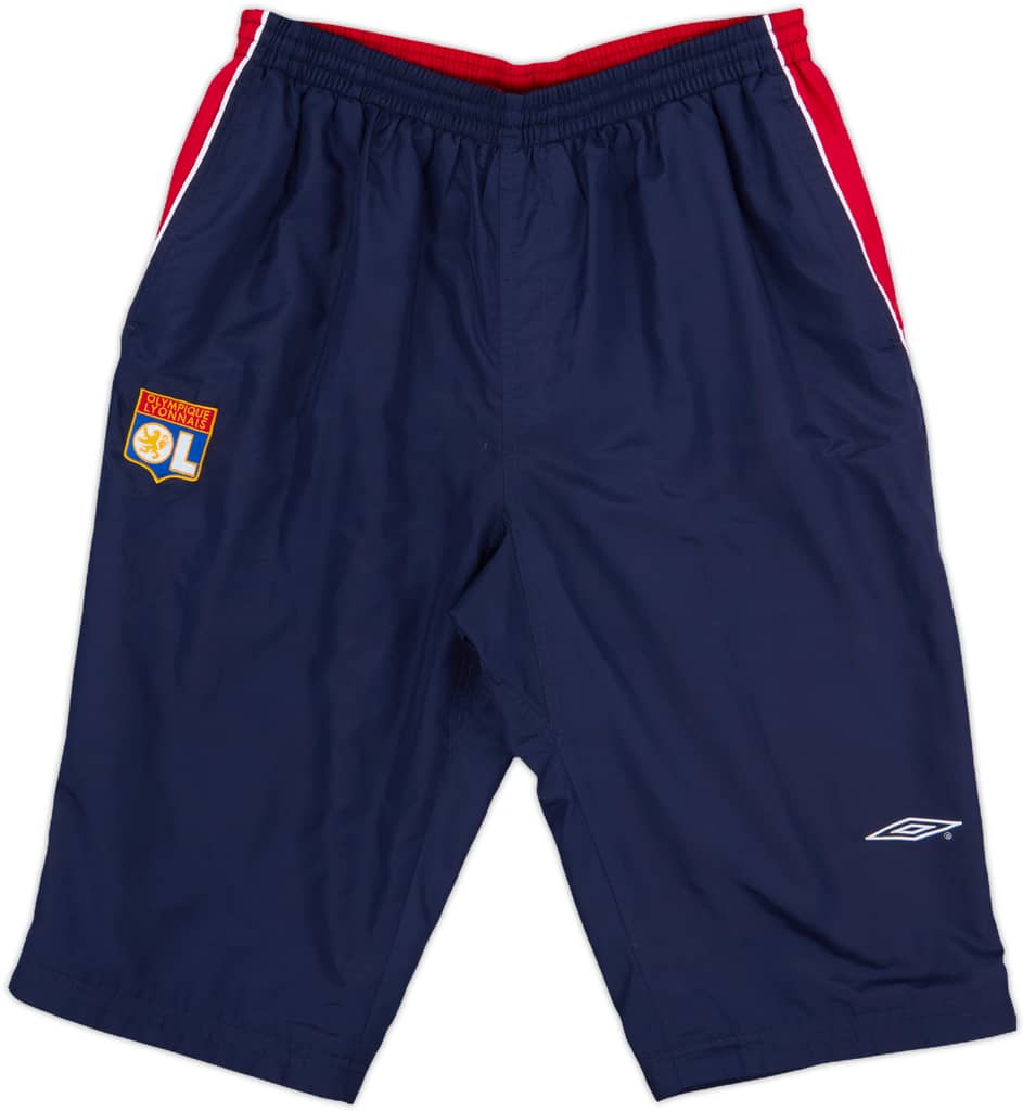 2004-05 Lyon Umbro Training 3/4 Shorts - 9/10 - (XL)