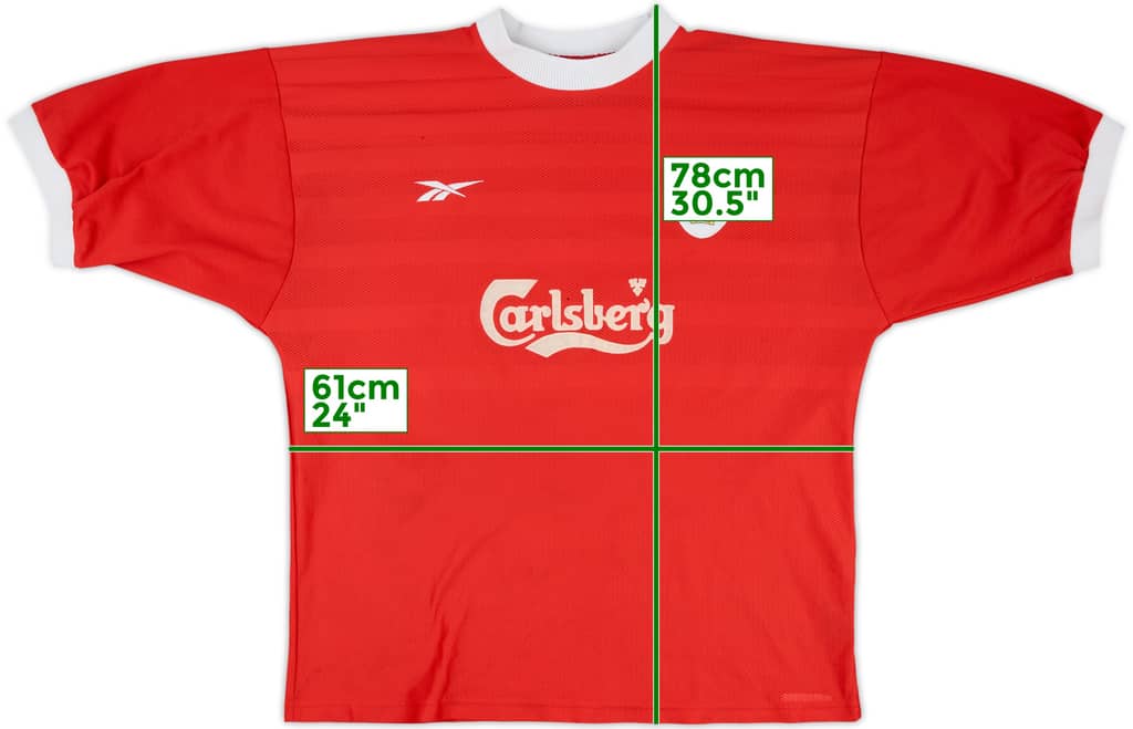 1998-00 Liverpool Home Shirt - 5/10 - (XXL)