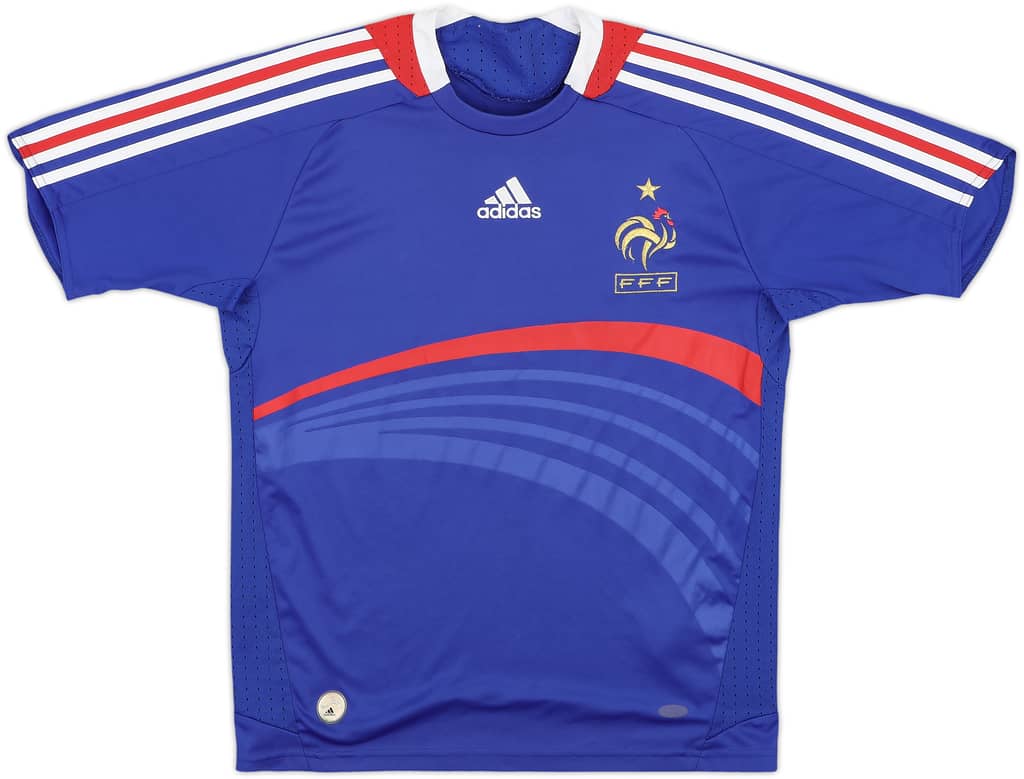 2007-08 France Home Shirt - 6/10 - (L.Boys)