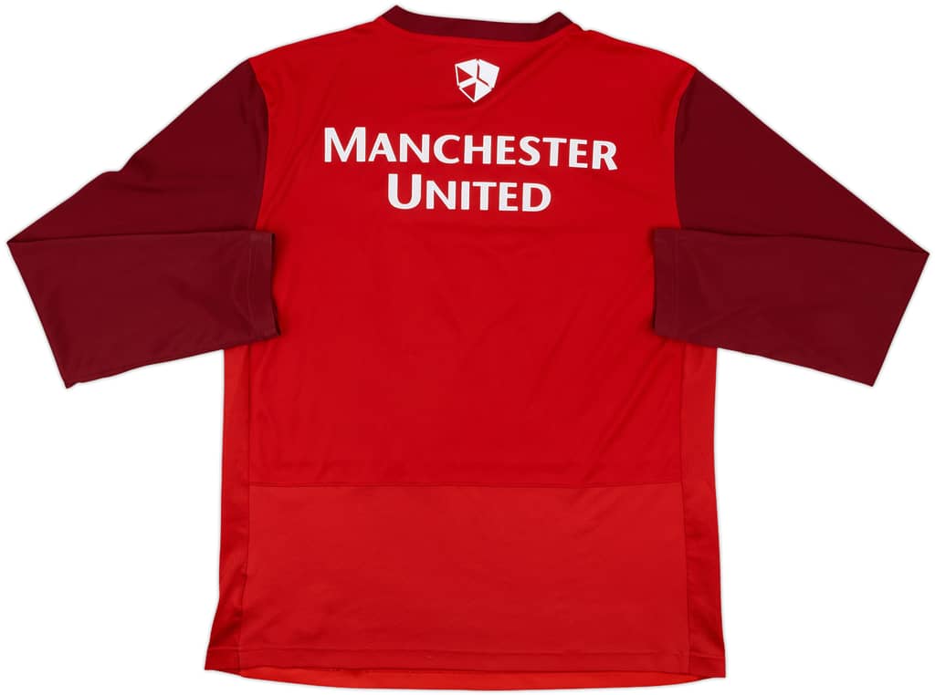 2011-12 Manchester United Nike Training L/S Shirt - 8/10 - (L)