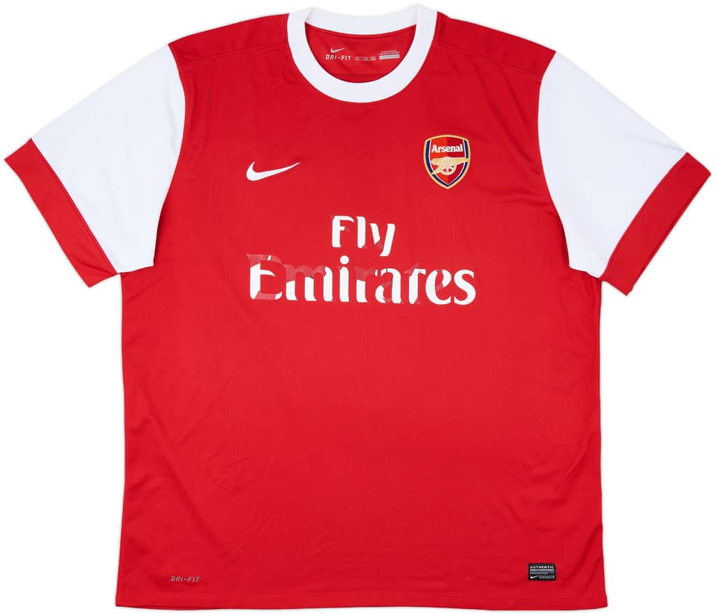 2010-11 Arsenal Home Shirt - 5/10 - (XXL)
