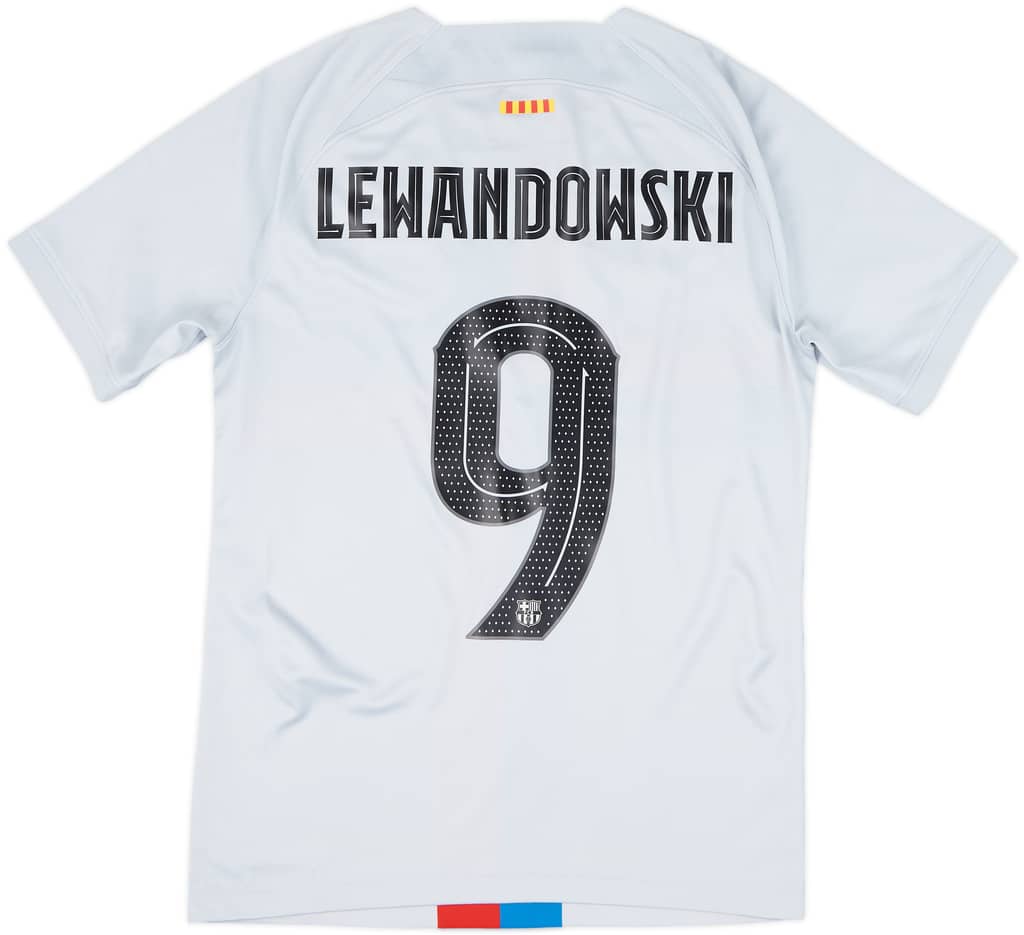 2022-23 Barcelona Third Shirt Lewandowski #9 - 7/10 - (S)