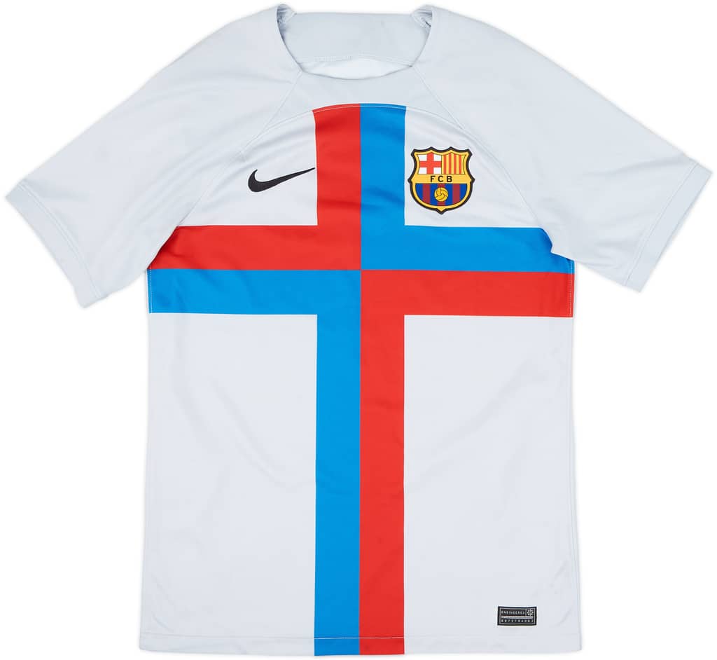 2022-23 Barcelona Third Shirt Lewandowski #9 - 7/10 - (S)