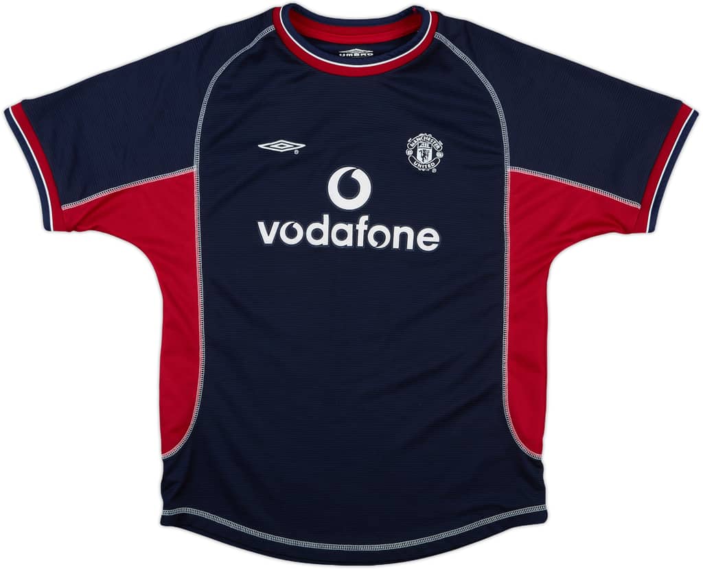 2000-01 Manchester United Third Shirt - 8/10 - (L.Boys)