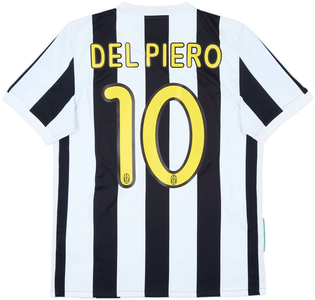 2009-10 Juventus Home Shirt Del Piero #10 - 7/10 - (S)