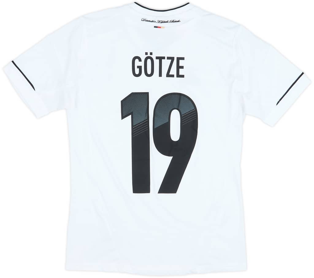 2012-13 Germany Home Shirt Gotze #19 - 6/10 - (L.Boys)
