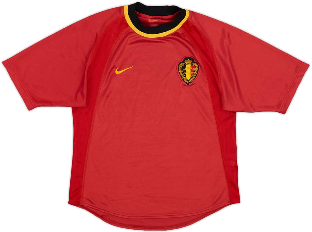 2000-02 Belgium Home Shirt - 8/10 - (M.Boys)