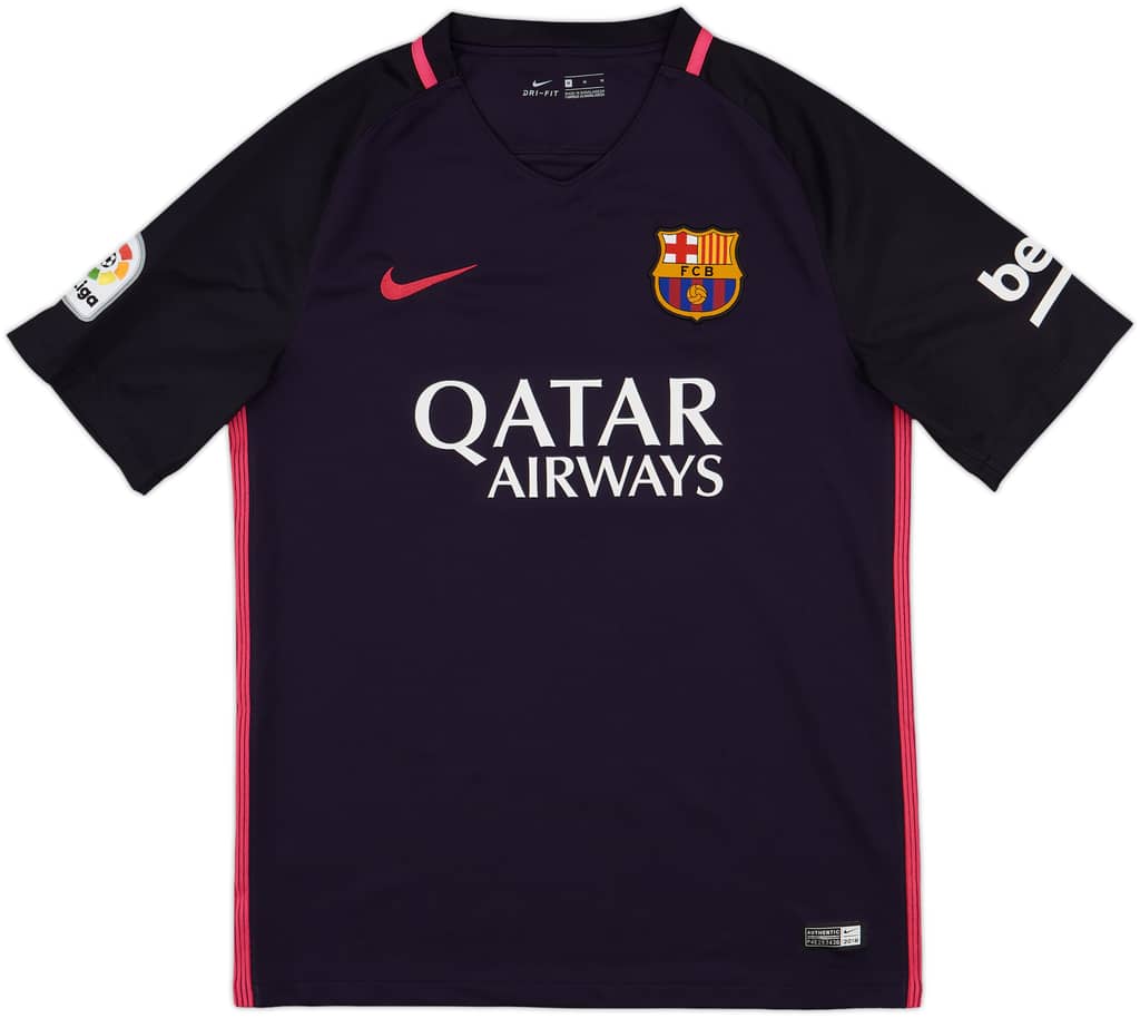 2016-17 Barcelona Away Shirt Messi #10 - 10/10 - (M)
