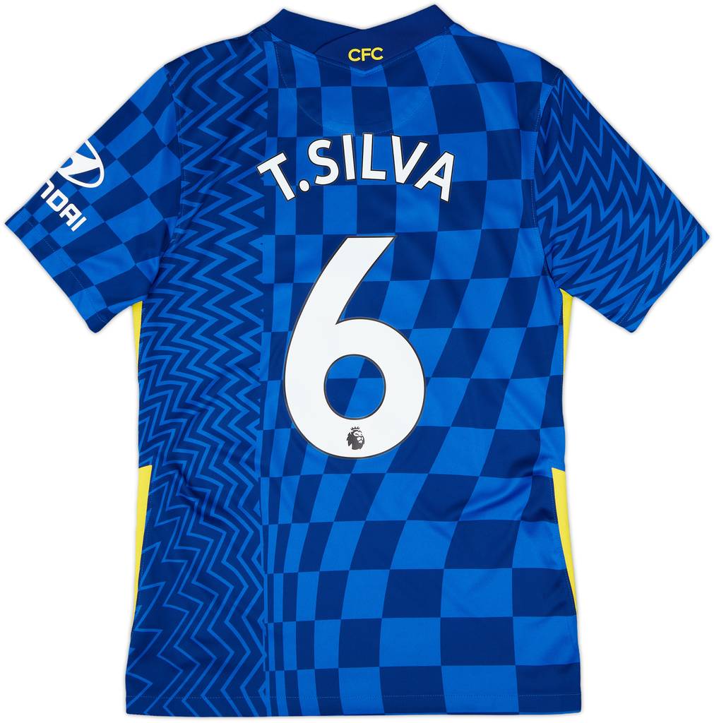 2021-22 Chelsea Home Shirt T.Silva #6 - 10/10 - (S)