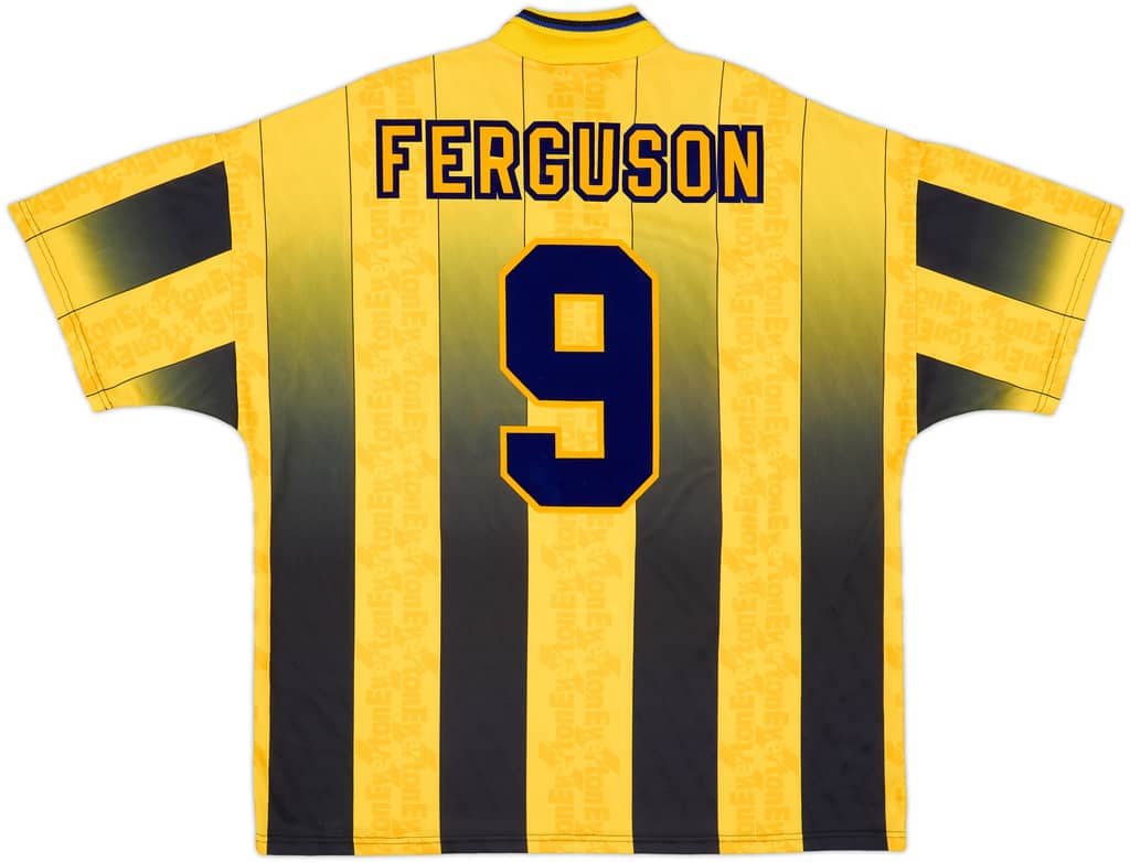 1996-98 Everton Away Shirt Ferguson #9 - 9/10 - (XXL)