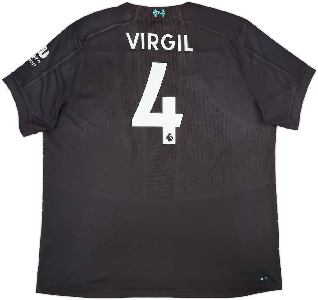 2019-20 Liverpool Third Shirt Virgil #4 - 7/10 - (XXL)