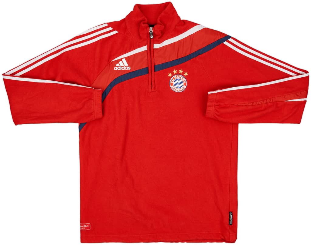 2009-10 Bayern Munich adidas 1/4 Zip Fleece Top - 8/10 - (L)