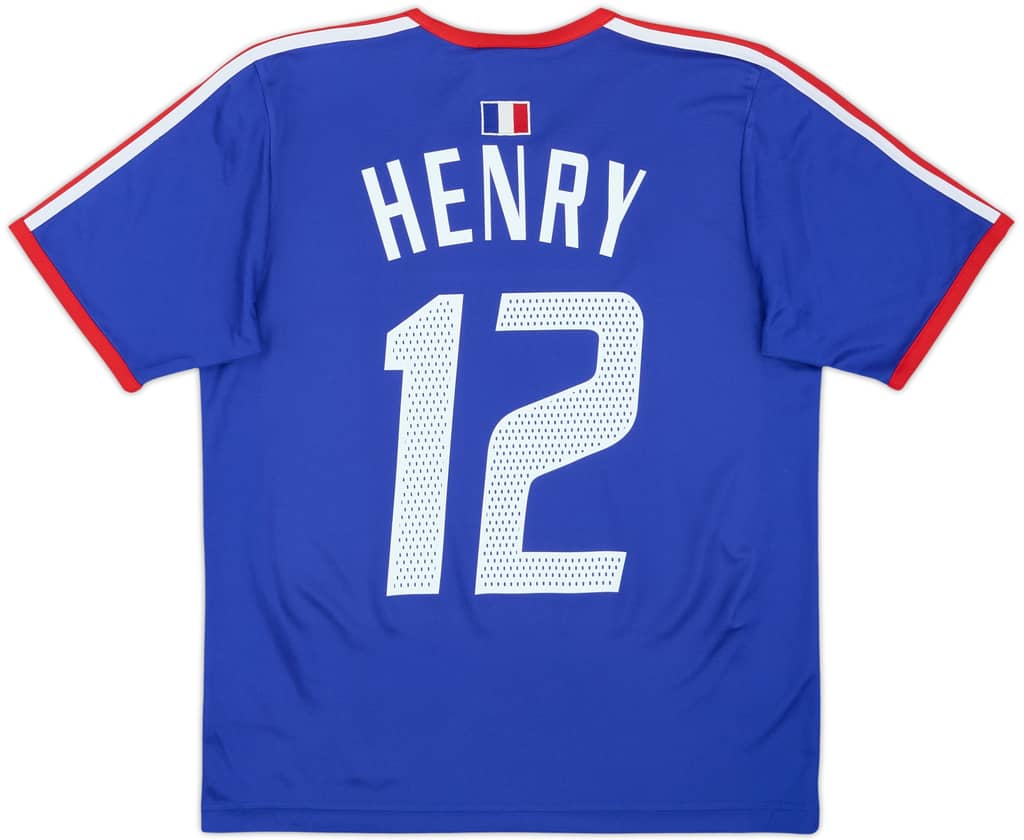 2004-06 France Basic Home Shirt Henry #12 - 8/10 - (S)