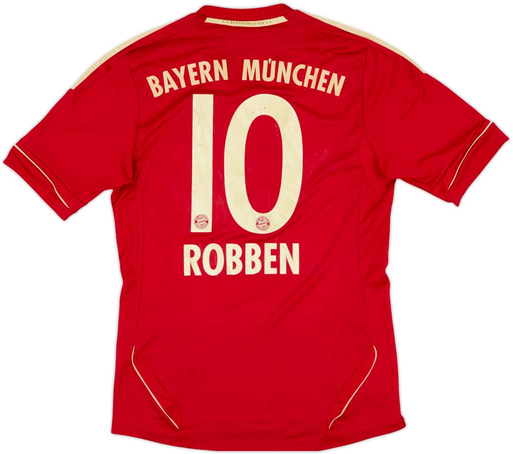 2011-13 Bayern Munich Home Shirt Robben #10 - 4/10 - (S)