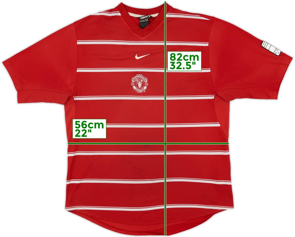 2003-04 Manchester United Nike Training Shirt - 4/10 - (L)