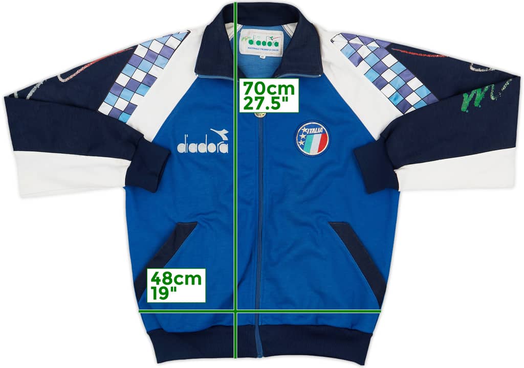 1990 Italy Diadora Track Jacket - 6/10 - (XL)