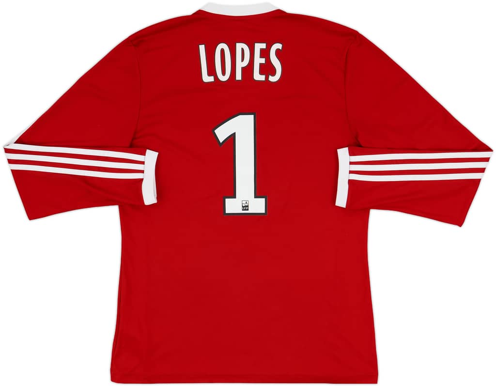 2014-15 Lyon GK Shirt Lopes #1 - 6/10 - (M)