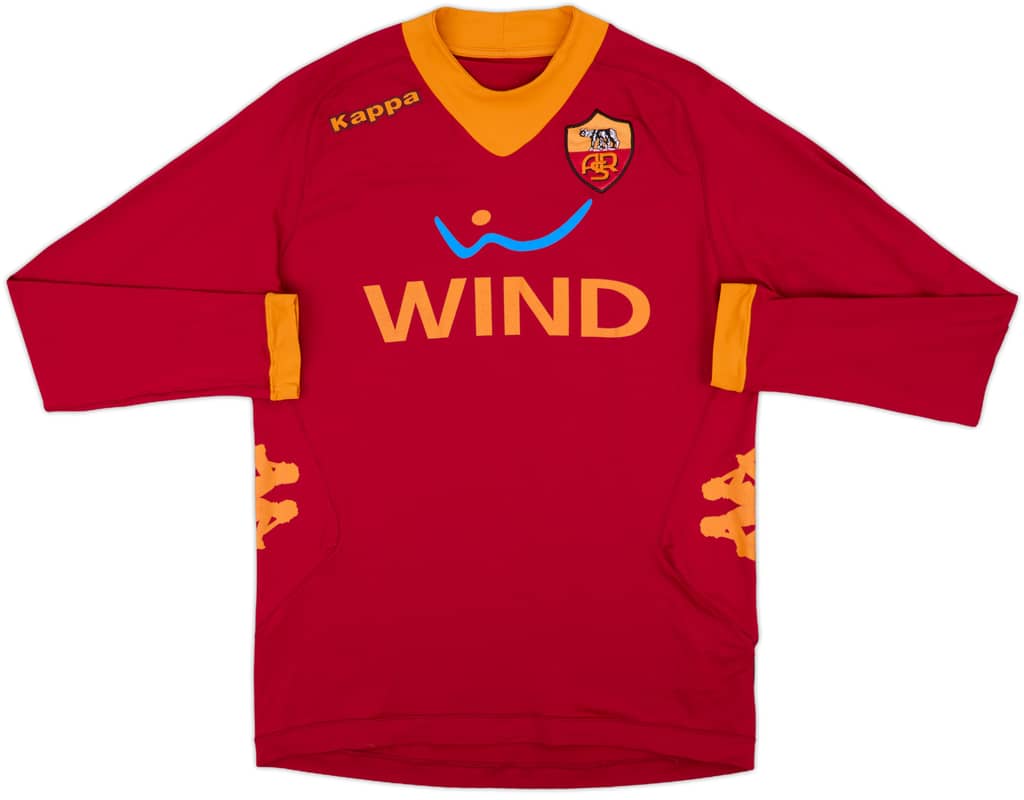 2011-12 Roma Home L/S Shirt De Rossi #16 - 5/10 - (M)