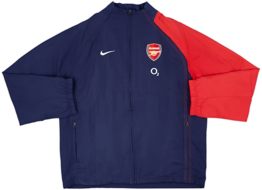 2004-05 Arsenal Nike Track Jacket - 8/10 - (XL)