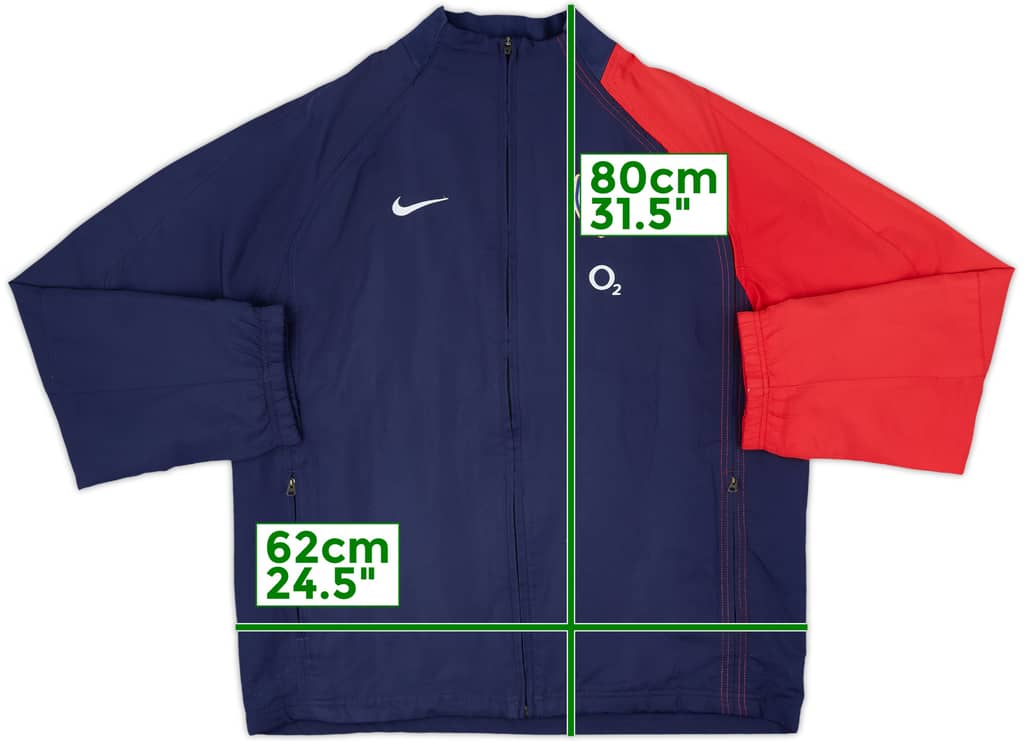 2004-05 Arsenal Nike Track Jacket - 8/10 - (XL)