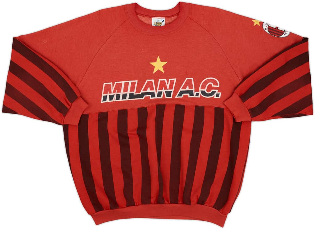1990-91 AC Milan Le Felpe Dei Grandi Sweat Top - 5/10 - (L)