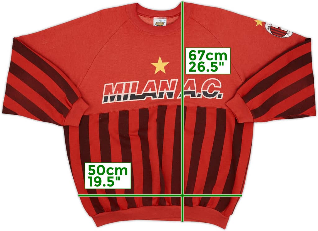 1990-91 AC Milan Le Felpe Dei Grandi Sweat Top - 5/10 - (L)
