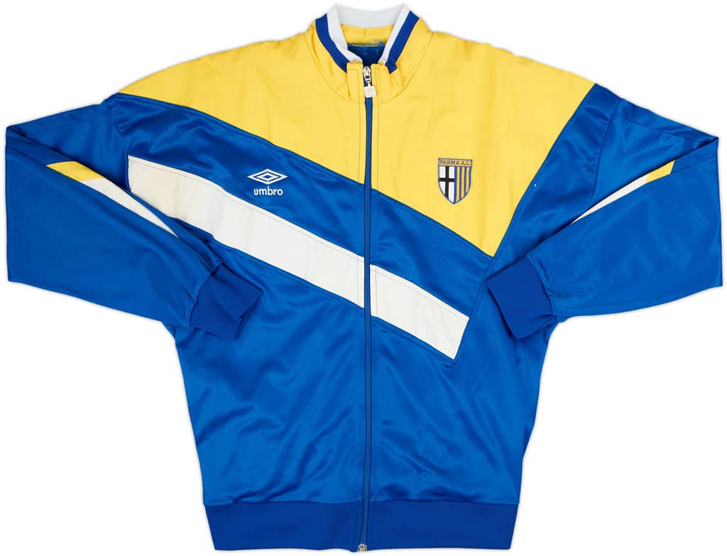 1989-90 Parma Umbro Track Jacket - 8/10 - (L)