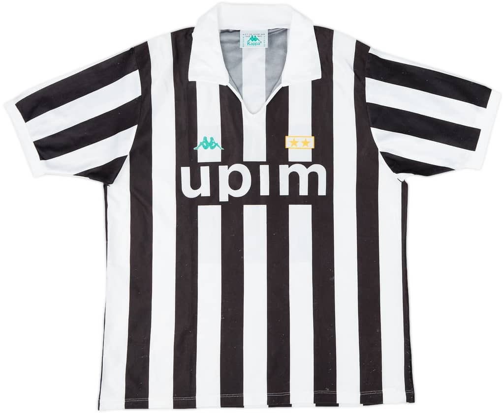 1991-92 Juventus Home Shirt - 8/10 - (L)