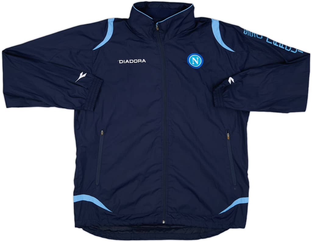 2006-07 Napoli Diadora Hooded Rain Jacket - 7/10 - (XL)